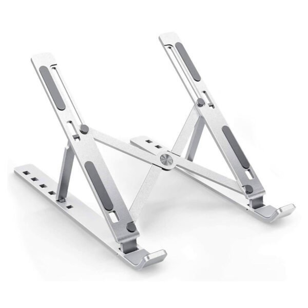 Metal folding portable laptop stand