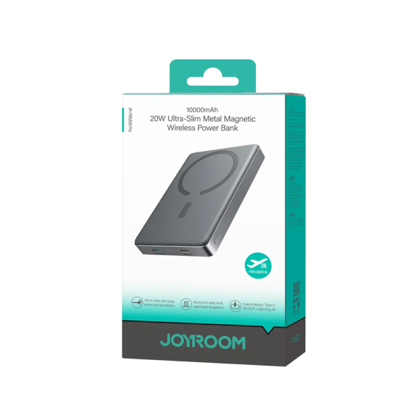 Joyroom 20W Ultra-Slim Metal Magnetic Wireless Power Bank
